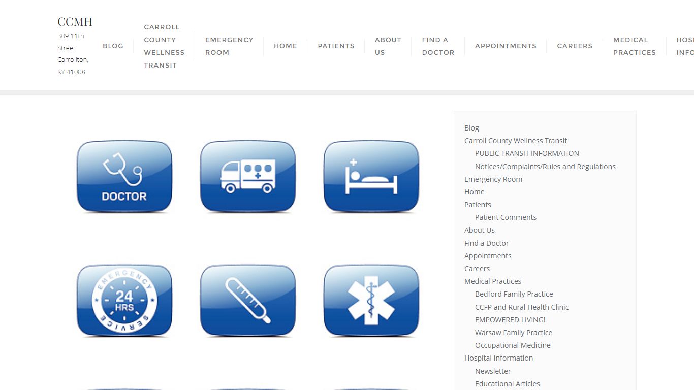 Departments – Carroll County Memorial Hospital